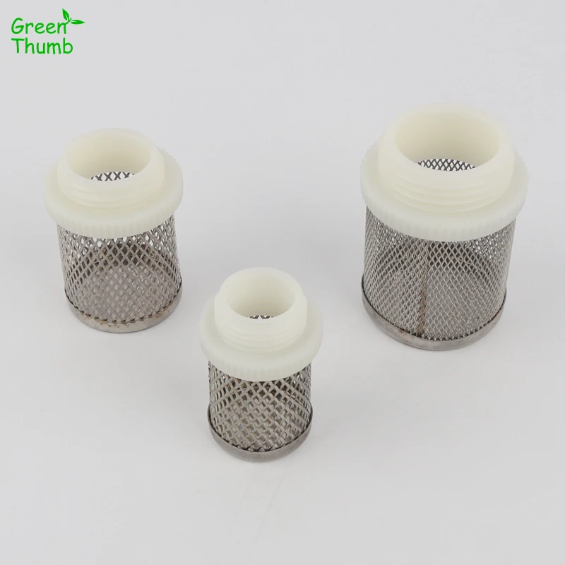 3pcs Check Valve Filter 1/2inch,3/4inch,1inch Male Thread Stainless