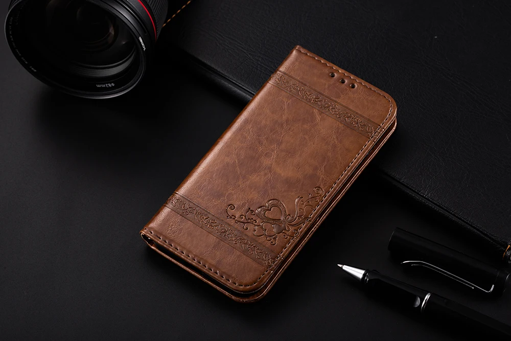 xiaomi leather case cosmos blue AMMYKI 6.3'For Redmi Note7 case Fine grain Design with heart flip leather phone back cover 6.3'For Xiaomi Redmi Note 7 case xiaomi leather case