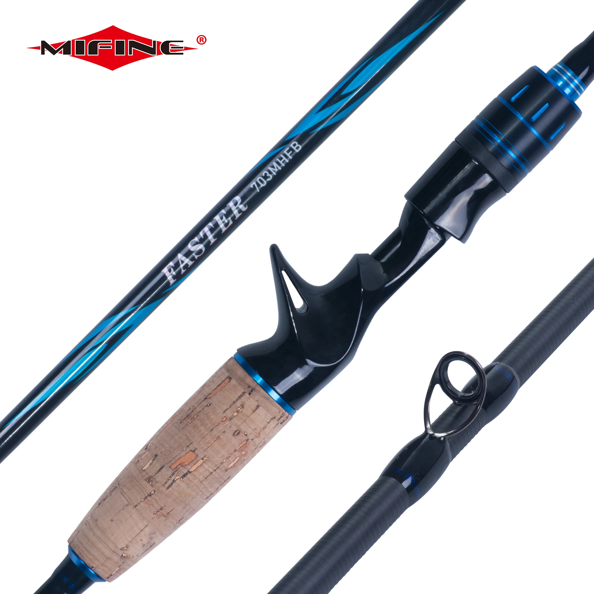 

MIFINE FASTER CASTING and SPINNING 1.8M 2.1M 2.4M 3 Section Lure Ultra Light FAST High Carbon Fishing Rod 7-28g M/MH Line 6-20LB