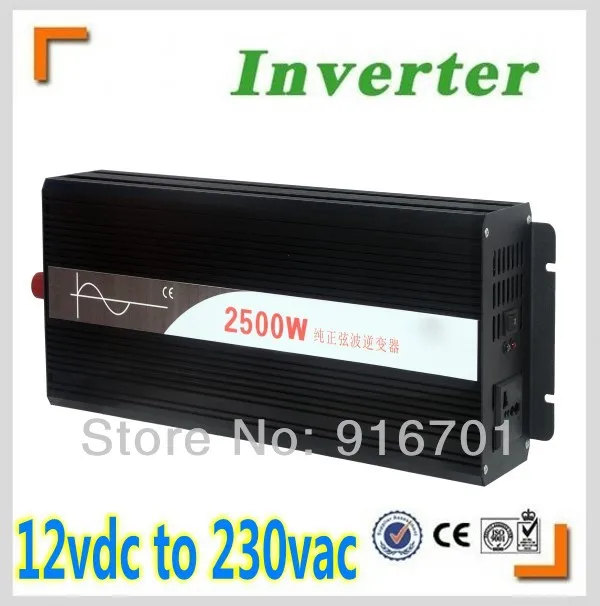 

sinus omvormer 2500w CE SGS RoHS Approved inverter 2500w pure sine wave inversores/inversor