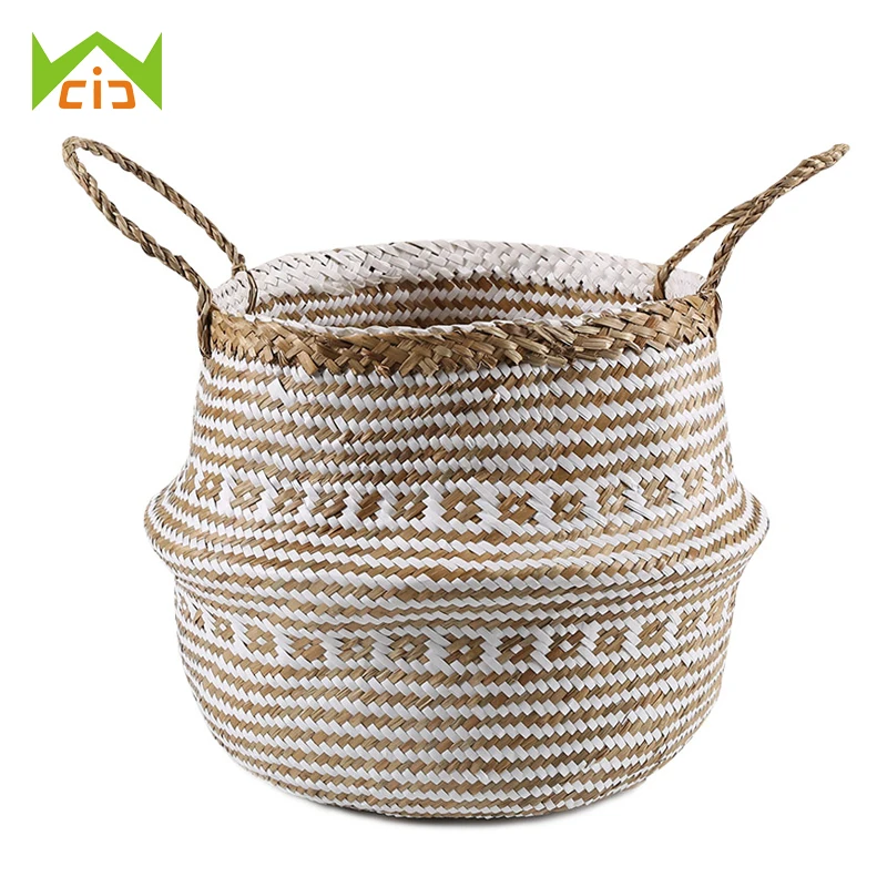 WCIC Wicker Large Flower Plant Pots Garden Pots Planters