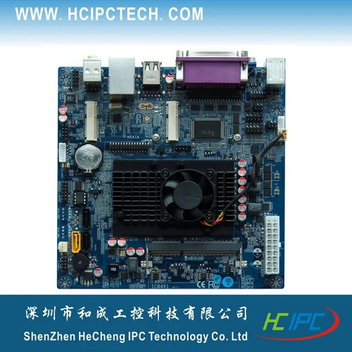 HCIPC M424 1 ITX HCM10X61B C1037 Mini ITX font b Motherboard b font 6COM 2Mini PCIE