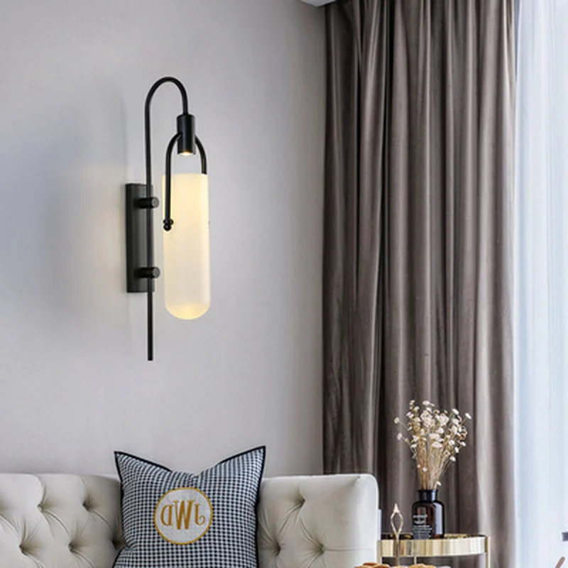 

Led wall lamp post modern creative bedroom bedside decoration designer lamp living room corridor aisle lamps ZP712955