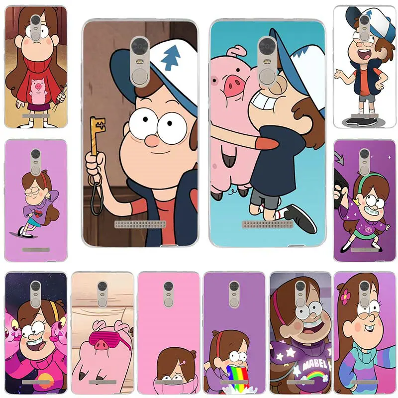 

Cartoon Anime Gravity Falls Family Art Soft TPU Phone Cases for Xiaomi Max Redmi Note 2 3 3S 4X 4A 5 5S 6 8 A1 Pro Plus Shell