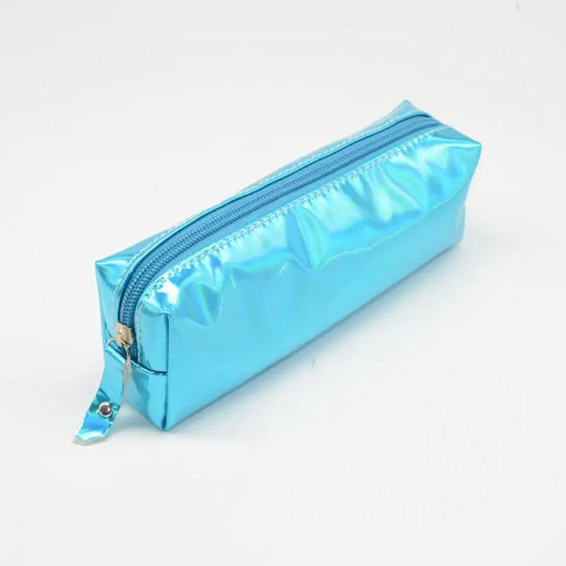 Переливающийся лазерный пенал качество PU школьные принадлежности канцелярский подарок Пенал школьный милый школьный пенал Инструменты сумка - Цвет: Blue