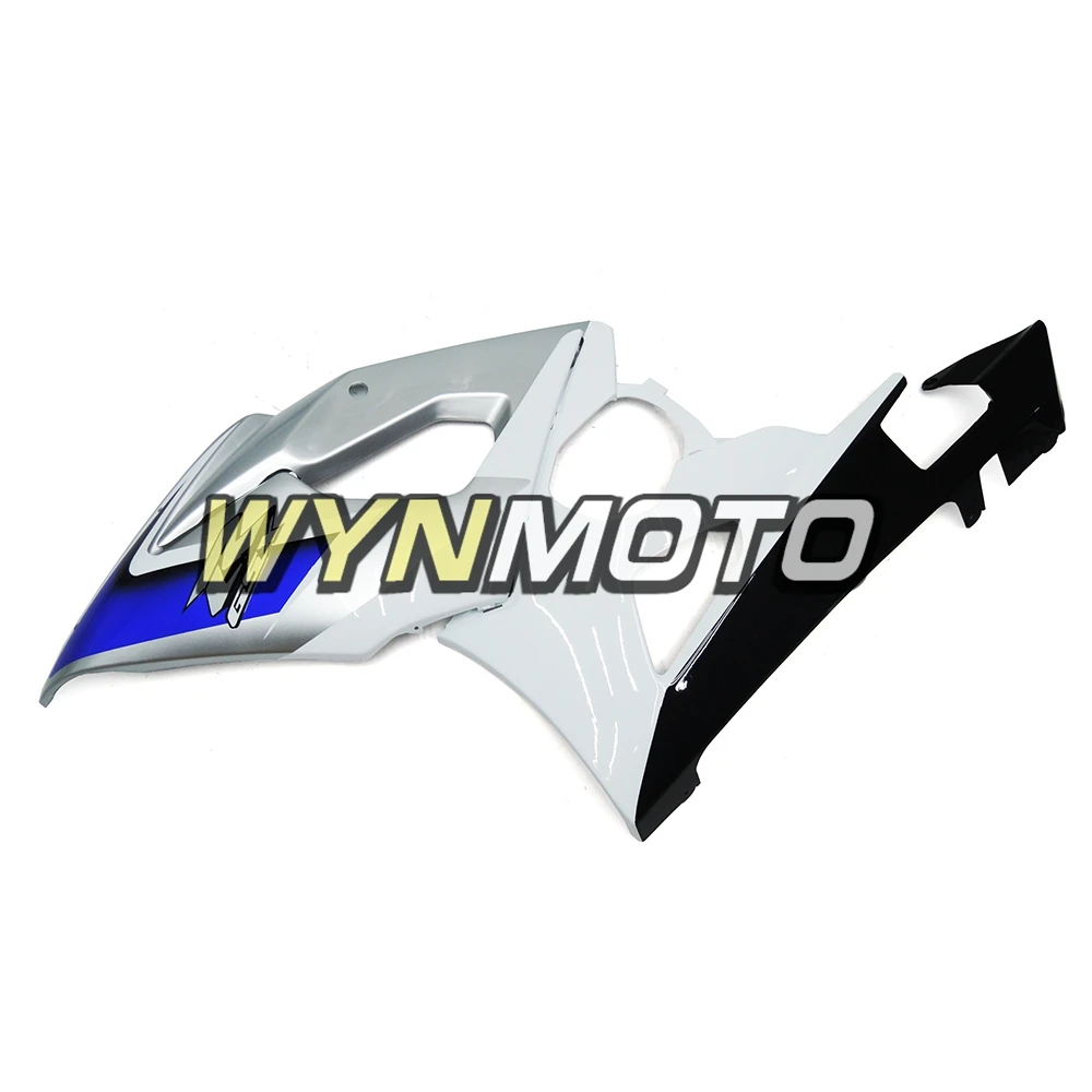 Полный белый ленты Синий обтекатели комплект для SUZUKI GSXR1000 K5 Год 2005-2006 ABS Пластик инъекции мотоцикл капоты