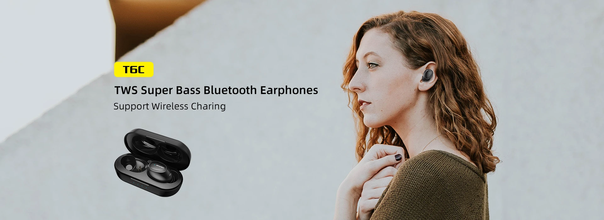 Awei T3 TWS беспроводные Bluetooth наушники, спортивные стерео наушники, наушники-вкладыши, наушники с микрофоном, гарнитура, чехол для зарядки