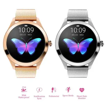 

KW10 Women Waterproof Bluetooth Smart Watch for Sports Fitness Monitoring