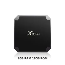 5 pçs/lote 2GB16GB X96 mini Android 7.1 CAIXA de TV Inteligente Amlogic X96mini S905W Quad Core 4 K H.265 WiFi 2.4 GHz IPTV Set-top caixa