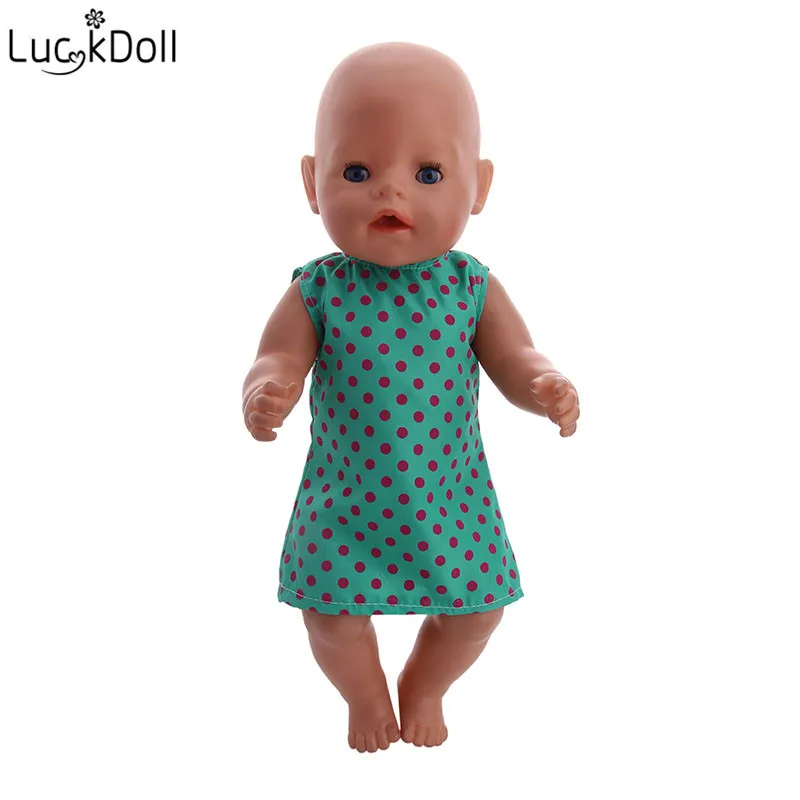 Luckdoll1 набор повседневных кукольных платьев ручной работы для 18 &quotамериканская
