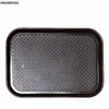 New 10*14" Rectangle Environmentally Friendly Plastic Fast Food Tray Restaurant Trays Serving Tray Kitchen Bar Dinnerware 5
