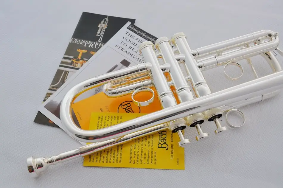 Музыкальный Fancier, клубный Профессиональный C тон труба LT197GS посеребренный музыкальный инструмент профессиональный C Труба 197GS мундштук