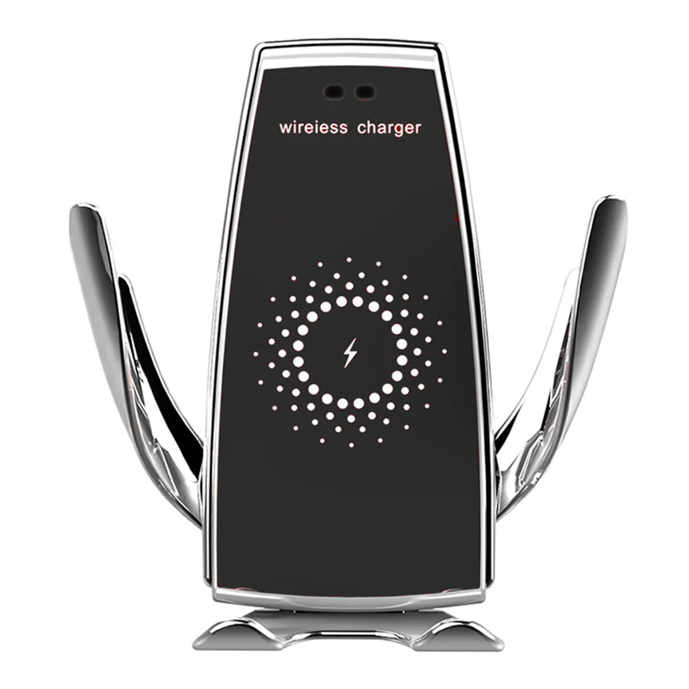 

10w wireless fast charger automatic clamp for car for iPhone XS Max X XR 8 for samsung S10 7 8 Xiaomi mi 9 phone charger holder