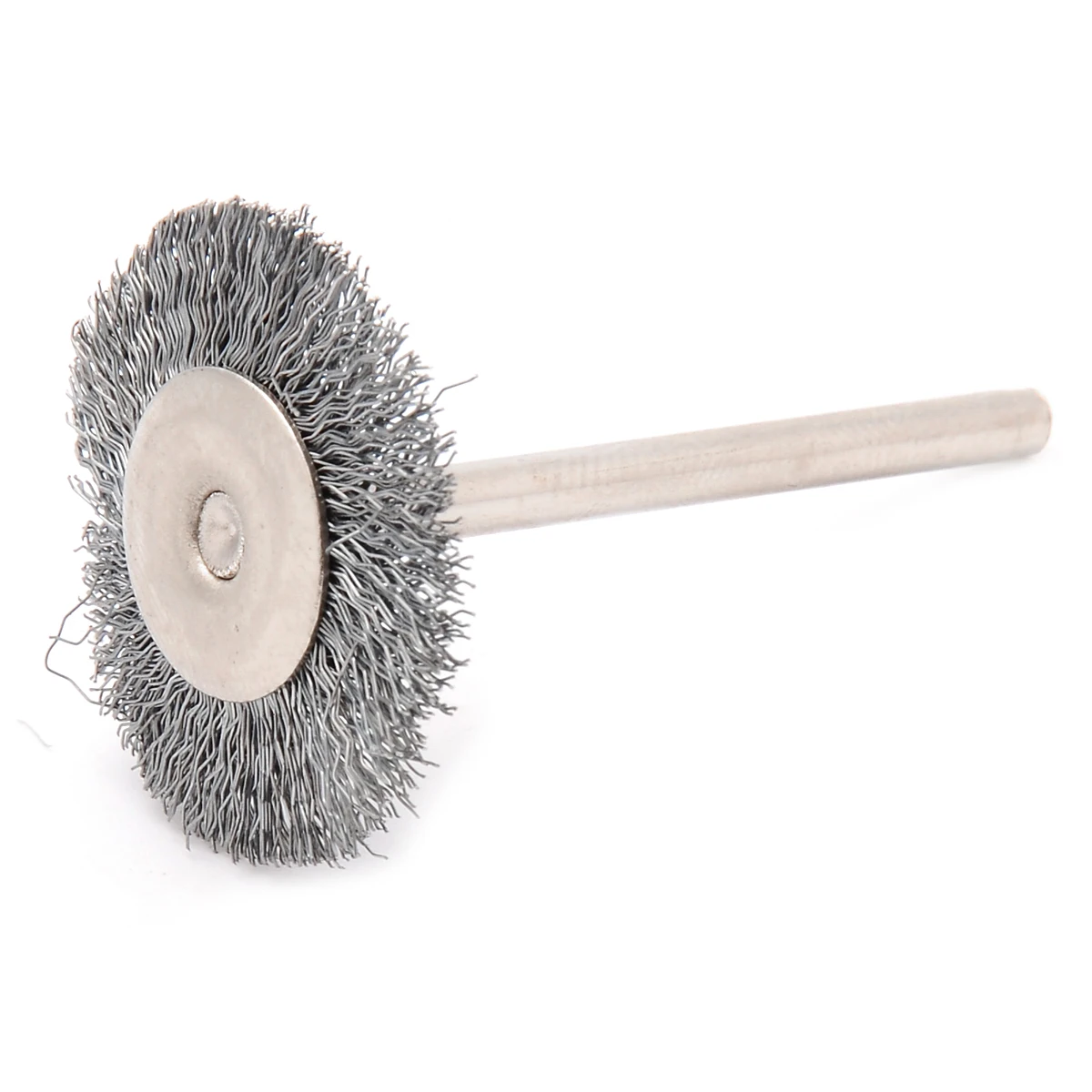 10pcs Mayitr Steel Wire Wheel Polish Brushes 25mm Diameter For Wood Carving Metal Descaling Rotary Grinder Accessory Tool