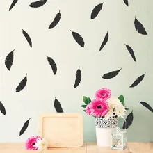 Наклейки на стены с перьями, сделай сам, наклейки для детской комнаты, домашний декор, Наклейки на стены, обои для детской комнаты, плакат, украшение на стену