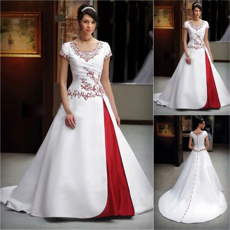 Red and ivory dress Red and ivory dress