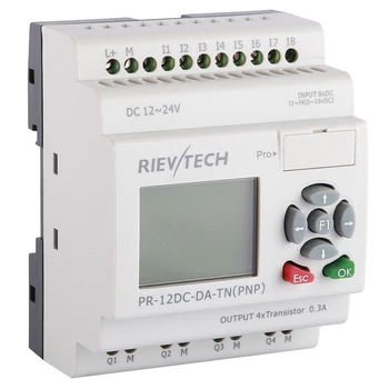 

RIEVTECH, 8 inputs and 4 transistor outputs programmable relay PR-12DC-DA-TN