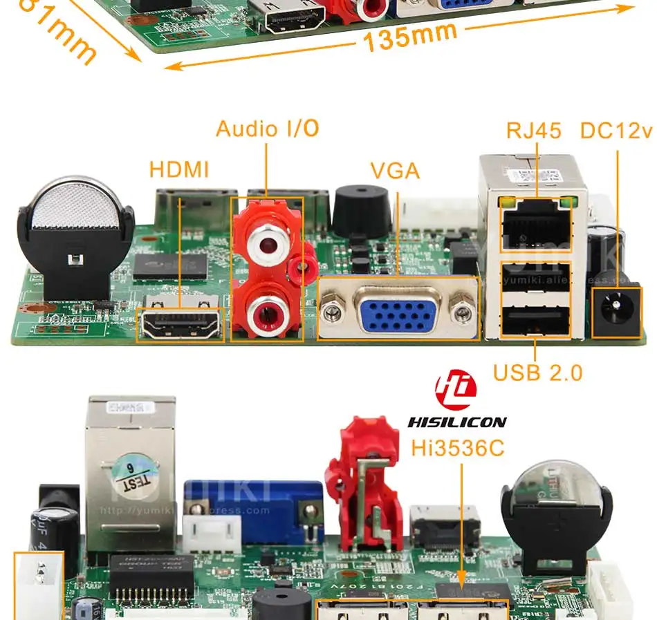 8ch* 4 K/32ch* 5.0MP/32ch* 1080P H.265/H.264 NVR сетевой видеорегистратор DVR плата ip-камера с SATA линией ONVIF CMS XMEYE