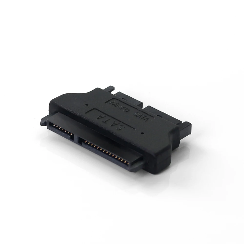 ULT Best SATA адаптер Папа мама 7 + 15 22P Female to Micro 9 16P Штекерный конвертер Черный|adapter sata|micro
