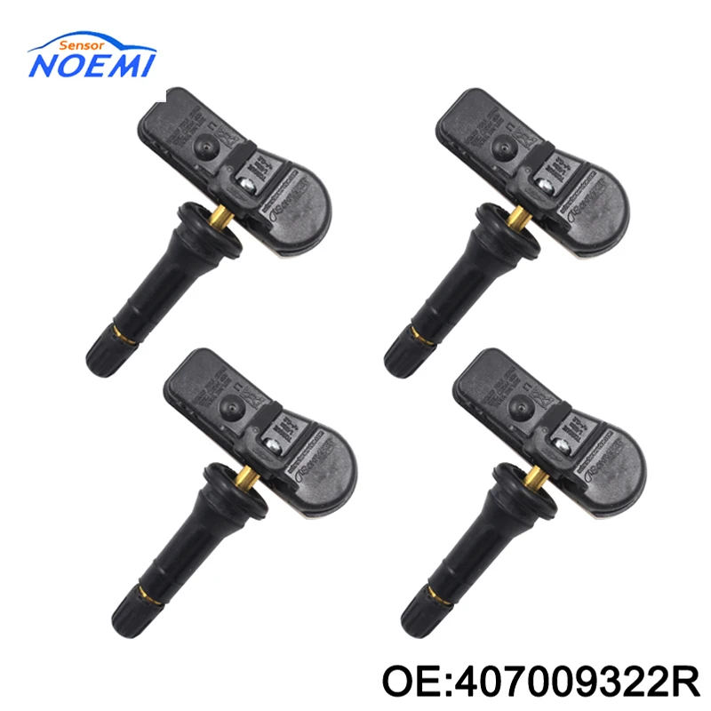 YAOPEI 4 шт. TPMS сенсор для Renault OEM 407009322R, 40700-9322R, 40700 9322R 433 МГц датчик давления в шинах