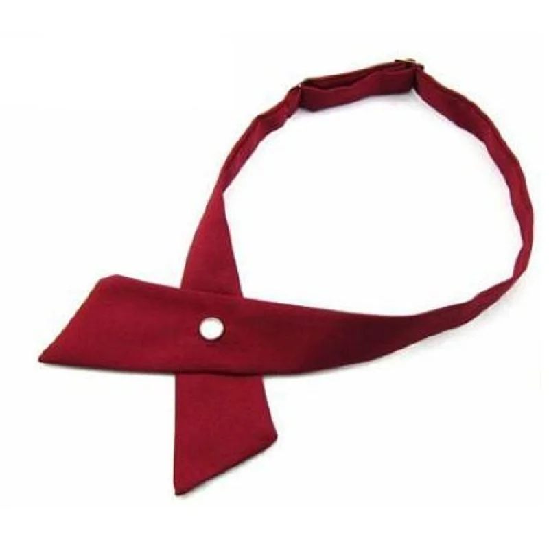 Галстук бабочка HOOYI 2019 Однотонный черный галстук женский бабочка|ascot cravat|neck tiebow tie