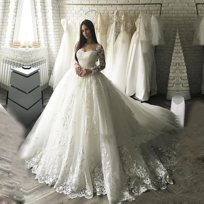 Vestidos De Novia, бальное платье принцессы, свадебное платье, аппликационные Жемчужины для кружева, свадебное платье es Trouwjurk