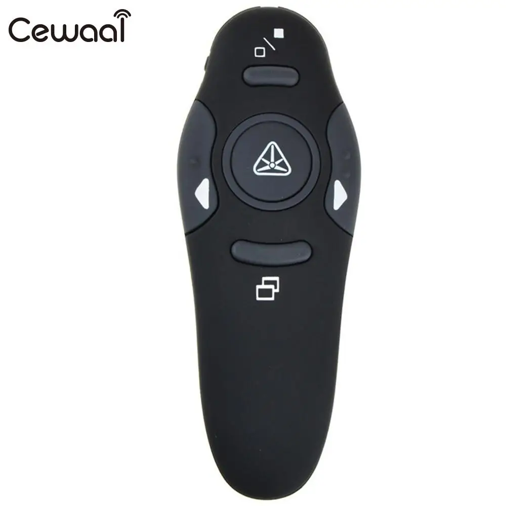 

Cewaal Useful PowerPoint Mouse RF Wireless Presenter Clicker Pen RF 2.4GHz Wireless Presenter PPT Pen Professional Lase Pointer