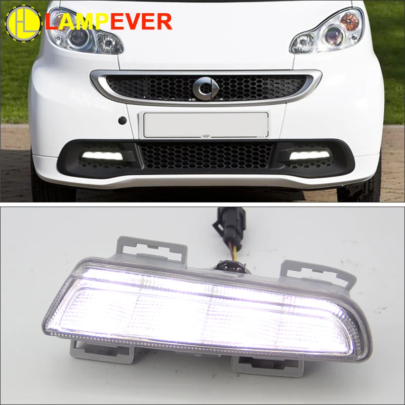 Lampever New 12V Car DRL kit For Mercedes Benz smart fortwo 2012 2015