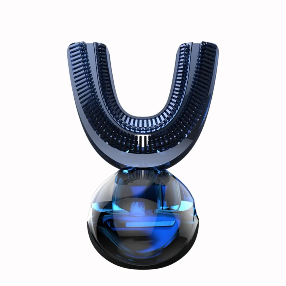 

2018 Newest Automatic Electric Toothbrush Wireless Charging Toothbrush By Ultrasonic with U Type Toothbrush