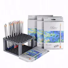 Продажа Бесплатная доставка 7100 цветной карандаш professional живопись/жирной/жестяной коробке/24 48 72 цвета lapices де colores faber castell/M16017