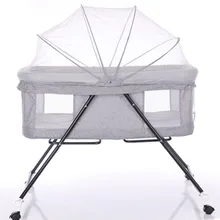 Многофункциональные колыбели Newbaby люлька переносная люлька для путешествий для младенцев переносная детская кроватка дышащая Складная Кроватка