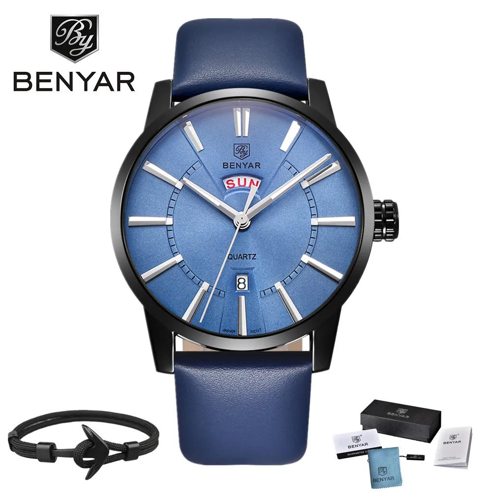 

Relogio Masculino 2018 BENYAR Fashion Chronograph Sport Mens Watches Brand Luxury Military Quartz Watch Clock zegarki damskie