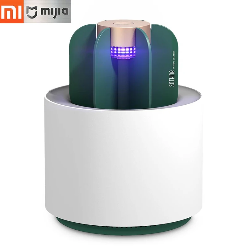 

New Xiaomi Sothing Cactus Mosquito Killer Light Electric USB UV Light Mosquito Repellent Trap Odorless Indoor Insect Killer Lamp