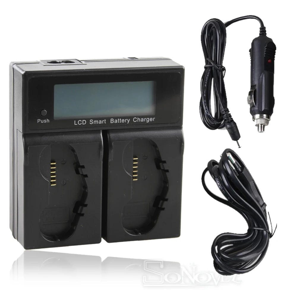 

EN-EL18 ENEL18 EN-EL18a Dual Charger LCD Sreen Fit Battery + Car Charger For Nikon MH-26 MH-26a D4 D4S D5 Digital Camera Battery