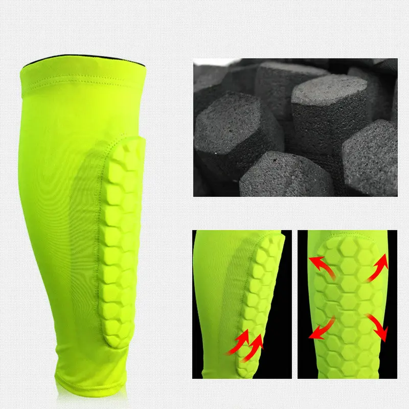 Prix pour 2 Pcs Professionnel Sport Football Football Protecteur Respirant Veau Compression Brace Soutien Veau Shin Garde Pad Leg Brace Prix pour 2 Pcs Professionnel Sport Football Football Protecteur Respirant Veau Compression Brace Soutien Veau Shin Garde Pad Leg Brace