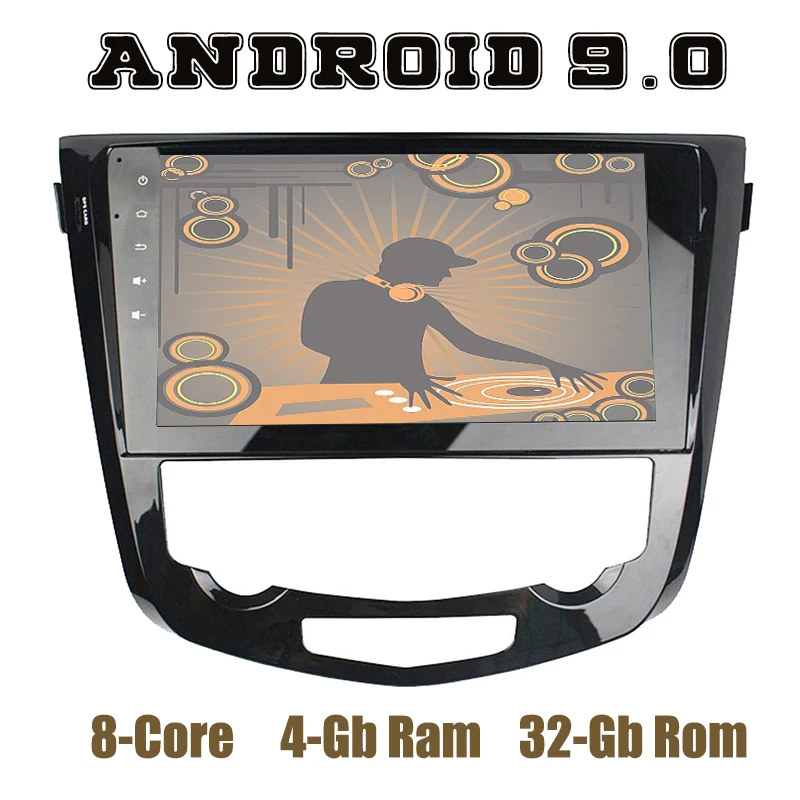 

Android 9.0 Car GPS radio Player for Nissan X-trail Qashqai 2014-2018 with dsp PX5 octa core 4+64GB Auto Stereo Headunit