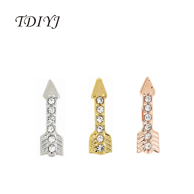 Arrow 10mm Slide Keep Bracelet Charms