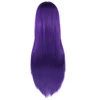 Soowee 24 Colors 32inch Long Straight Cosplay Wigs Purple Black Party Hair Accessories Synthetic Hair Wig for Women ► Photo 2/6