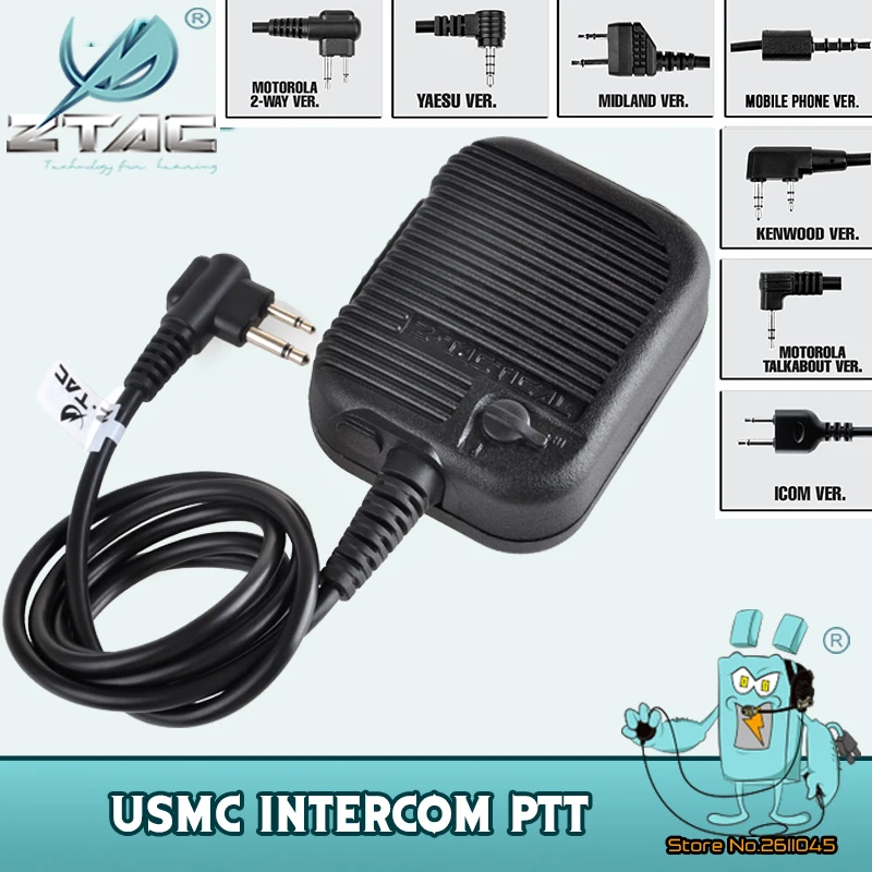 

Z-Tactical Headset Accessorie Element tactical Ztac zUSMC PTT headset accessories Z 126