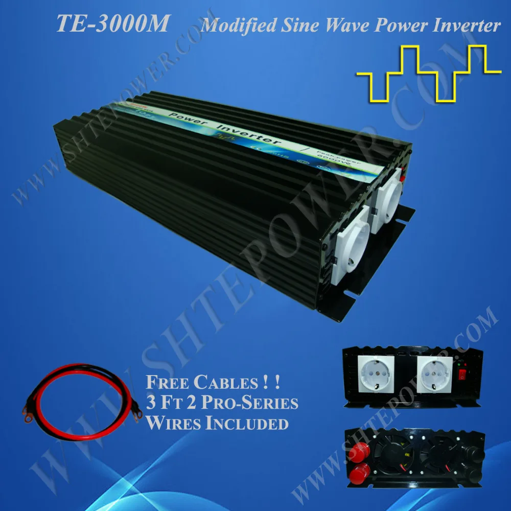 

3000w 12v to 220v manufacturers directly selling modified sine wave power inverter