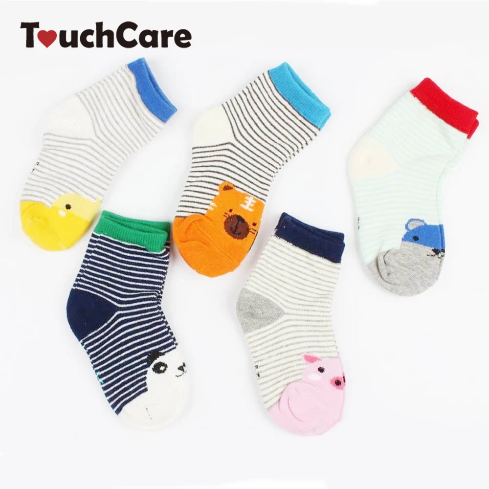 

5Pairs/Lot Cute Cartoon Animal Baby Boy Girl Socks Toddler Cotton Soft Casual Kids Sock Anti Slip Unisex Warm Floor Socks