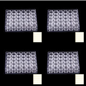 

30/60/30/120 Grids Diamond Embroidery Storage Box Diamond Painting Accessory Tools Jewelry Box Medicine Storage Box Gift