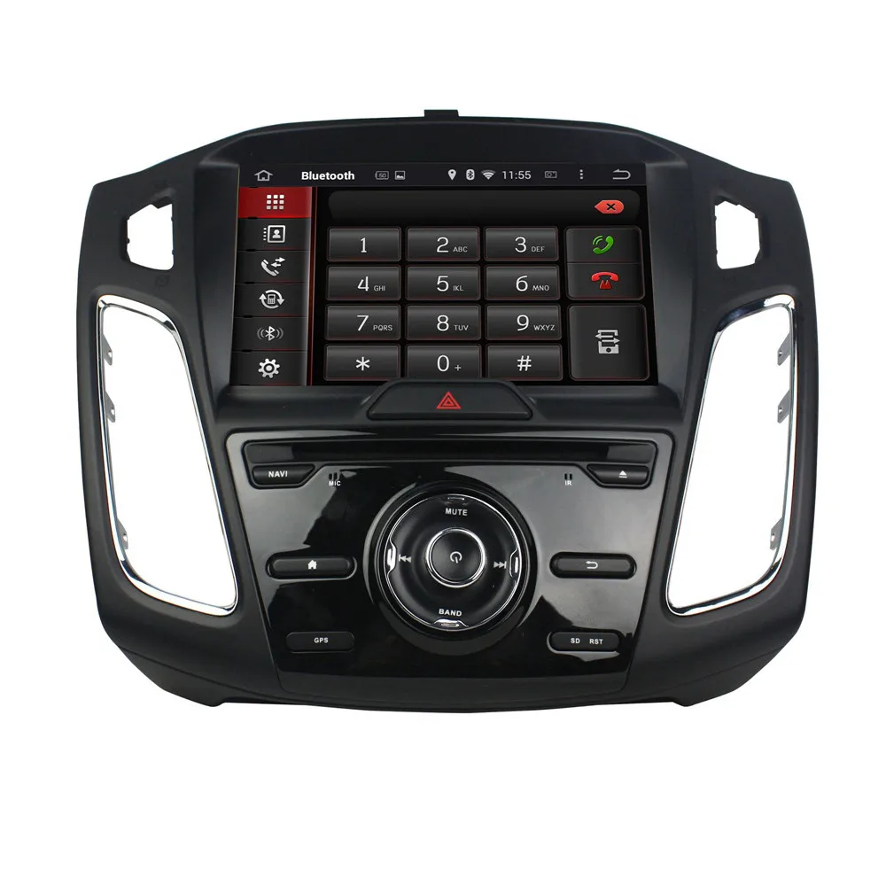 Top Car Multimedia Player Stereo Audio Radio DVD Player Android 8.1.0 GPS SYNC WiFi For Ford Focus 2015 2016 2017 2018 3