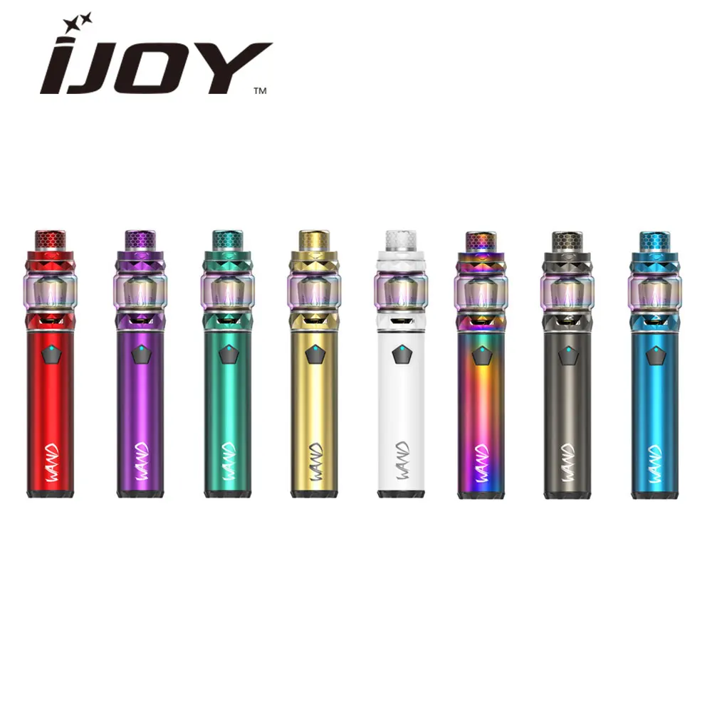 

Original 100W IJOY Wand Kit Built-in 2600mAh Battery & 5.5ml Diamond Subohm Tank & Personalized Pentagonal Fire Button Vape Kit
