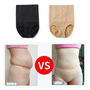 

High Waist Slimming Pantie Seamless Women Tummy Waist Shaper Body Shapewear Pant Lady Slim High Waist Shapewear Pant Briefs