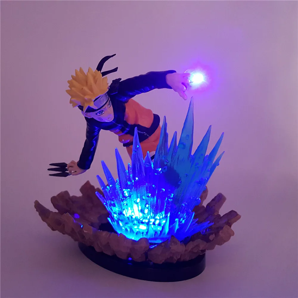 Наруто Lampara Uzumaki Наруто ПВХ Модель светодиодный ночник Наруто фигурка аниме Shippuden Uzumaki DIY Dispaly Brinquedos игрушки