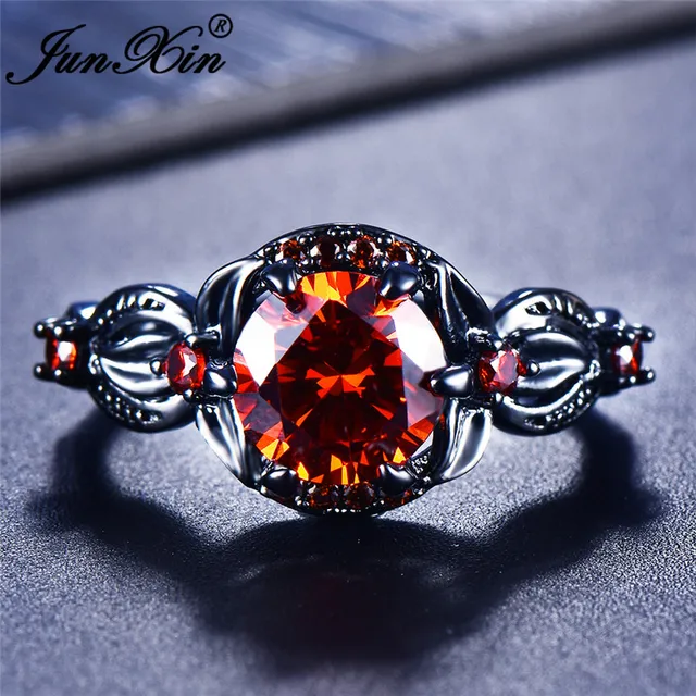  MIATCENRT Jewelry Rings For Women - Red Corundum Zircon Big Flower  Ring Simple Fashion Inlaid White Zircon Ring, Shiny Fashion Jewelry For  Teacher'S Day Gift,Purple Red,6: Clothing, Shoes & Jewelry