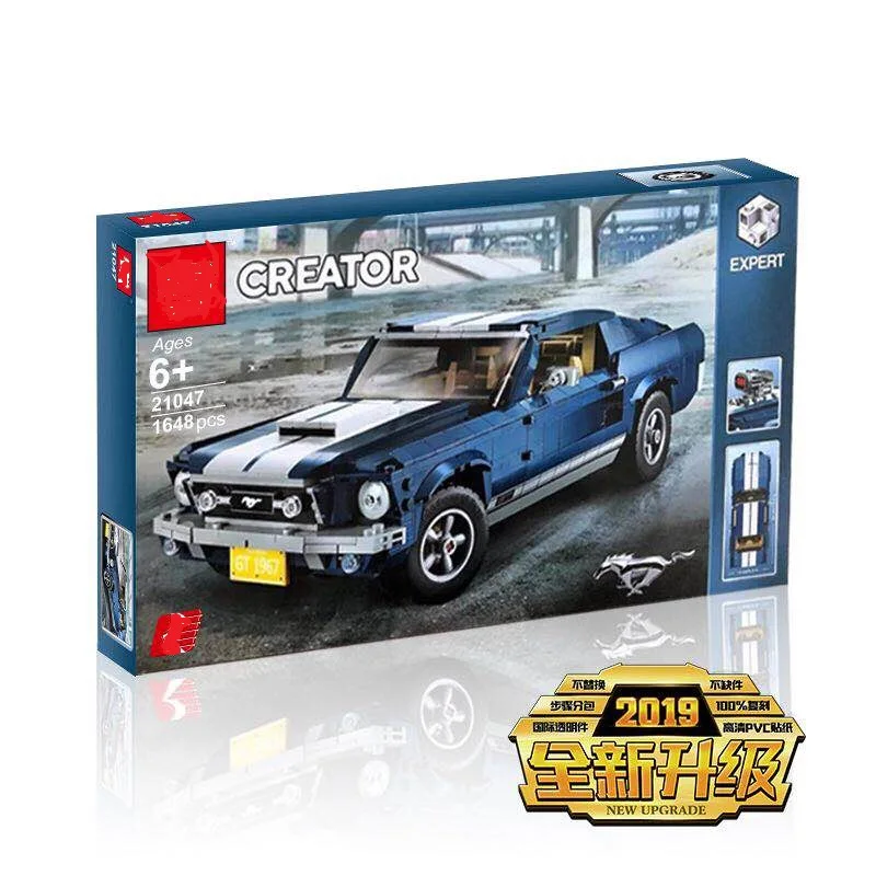 Günstig DHL LP 21047 Creator Expert Ford Mustang legoing creator expert 10265 Set Bausteine Ziegel Montiert hoch tech spielzeug auto