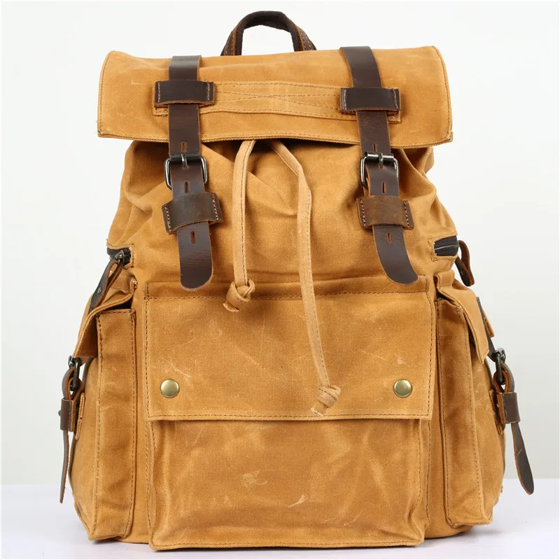 army green backpack women's