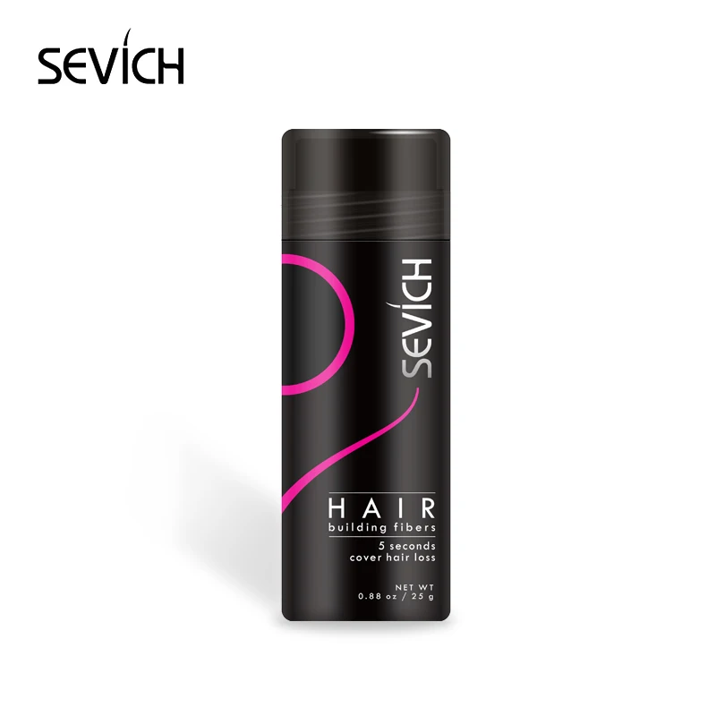 Sevich 25g Hair Building Fibers Powder Bald Extension Thickening Hair Spray Keratin Fiber Hair Care Growth for Hair Loss